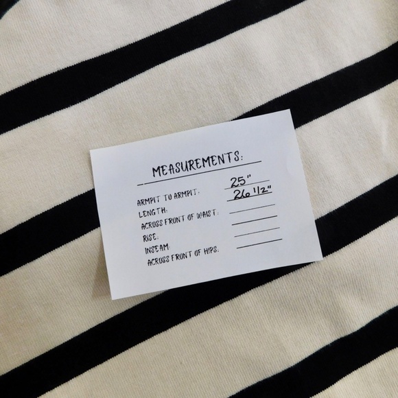 NWT! J. CREW Classic Mariner Cloth Boatneck T-Shirt Striped Natural Navy Blue 3X - Picture 16 of 16